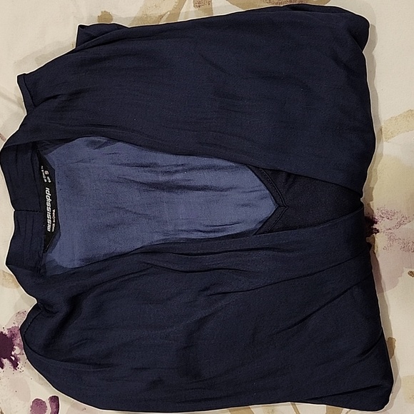 Women's Satin Wrap Top. - Picture 7 of 9